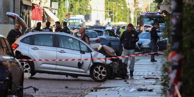 A Modène, un automobiliste fauche des piétons et fait huit blessés ; le mobile encore inconnu